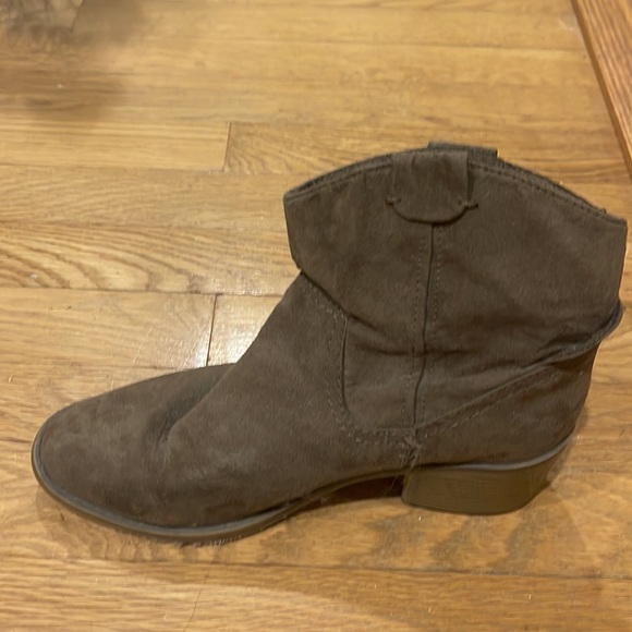 Sage Green Booties - Picture 2 of 4